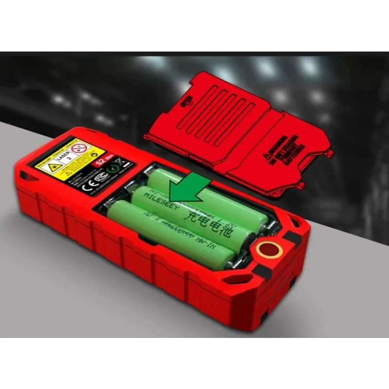 Mileseey S2 laserafstandsmeter met groen laserlicht afstandsmeter 100m