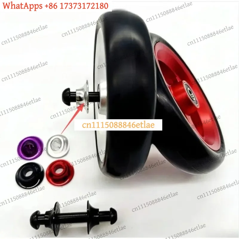 1 Pair Multi-Color Wheelchair Caster Spacers Anti-Tangle Guards Keep Hair Dust Out Universal Fit Mobility Aid Parts