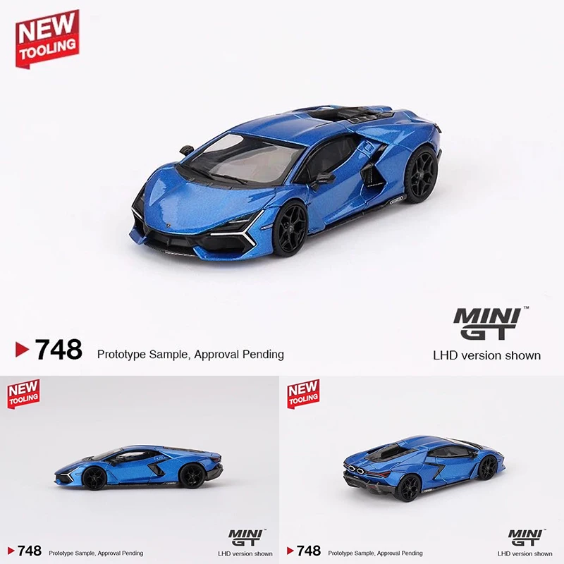 

MINIGT 7448 В наличии 1:64 Revuelto Blue литая под давлением модель диорамы, миниатюрные игрушки