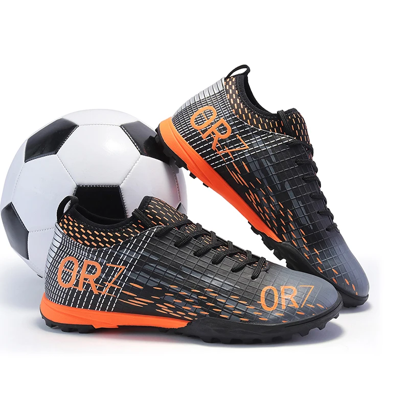 

New Men Soccer Shoes Men Grass Breathable Match Outdoor Football Shoes Men Long Spikes Comfortable Training Football Shoes Men