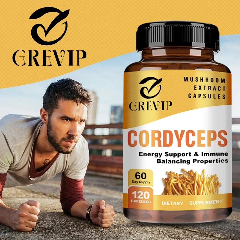 

Cordyceps Mushroom Extract - Brain Supplement for Memory and Focus Relief Stress Better Mood