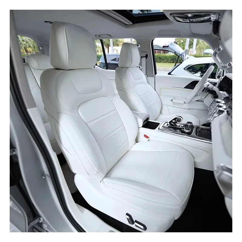 For Tank 500 Luxury Faux Leather Custom Fit Seat Covers 5 Seaters Full Car Seat Covers Front Rear Full Set Accessory