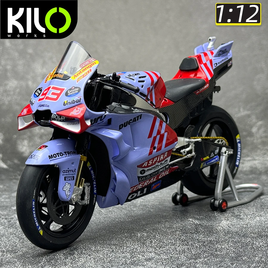 KILO works 1/12 2024 Prima Pramac Racing.Ducati GP23 GP24 #93 #21 #73 #89  Motorcycle model metal holiday gift collection