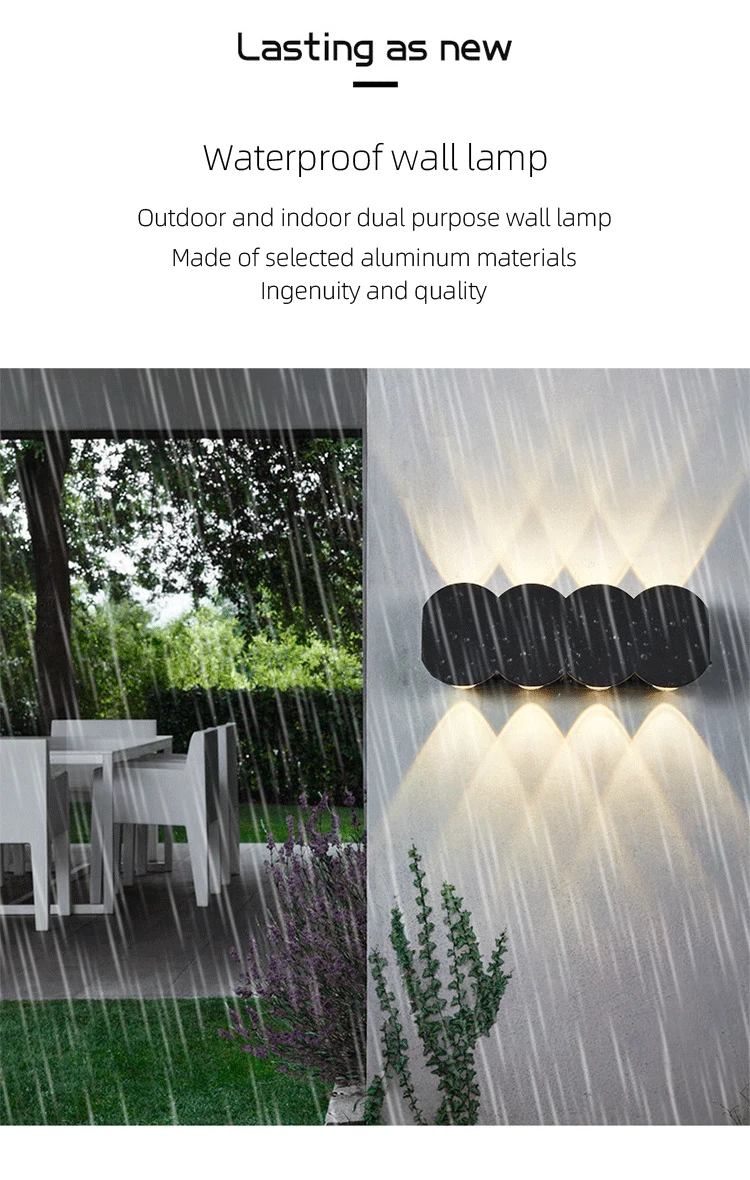 Aluminiowa lampa ścienna LED, – Outdoor Lighting Hardwired recenzja i cena