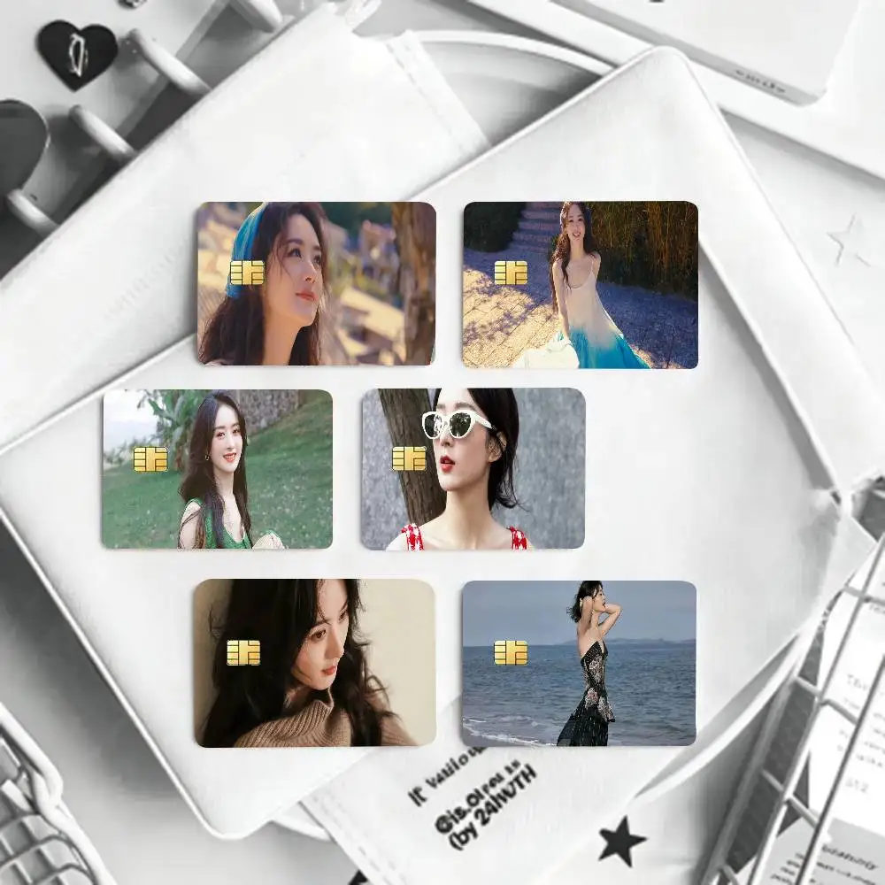 Celebrity Zhao Liying Art Print Credit Card Skin Waterproof PVC Bank Card Decal