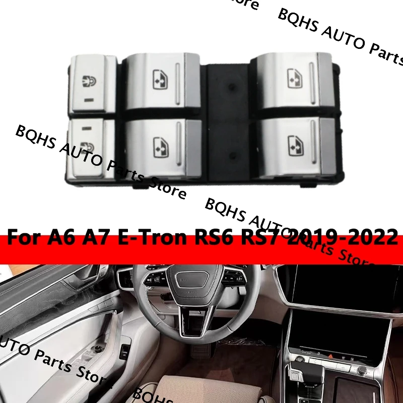 

4K0959851C Автомобильный переключатель управления стеклоподъемником для A6 A7 E-Tron RS6 RS7 2019 2020 2021 2022