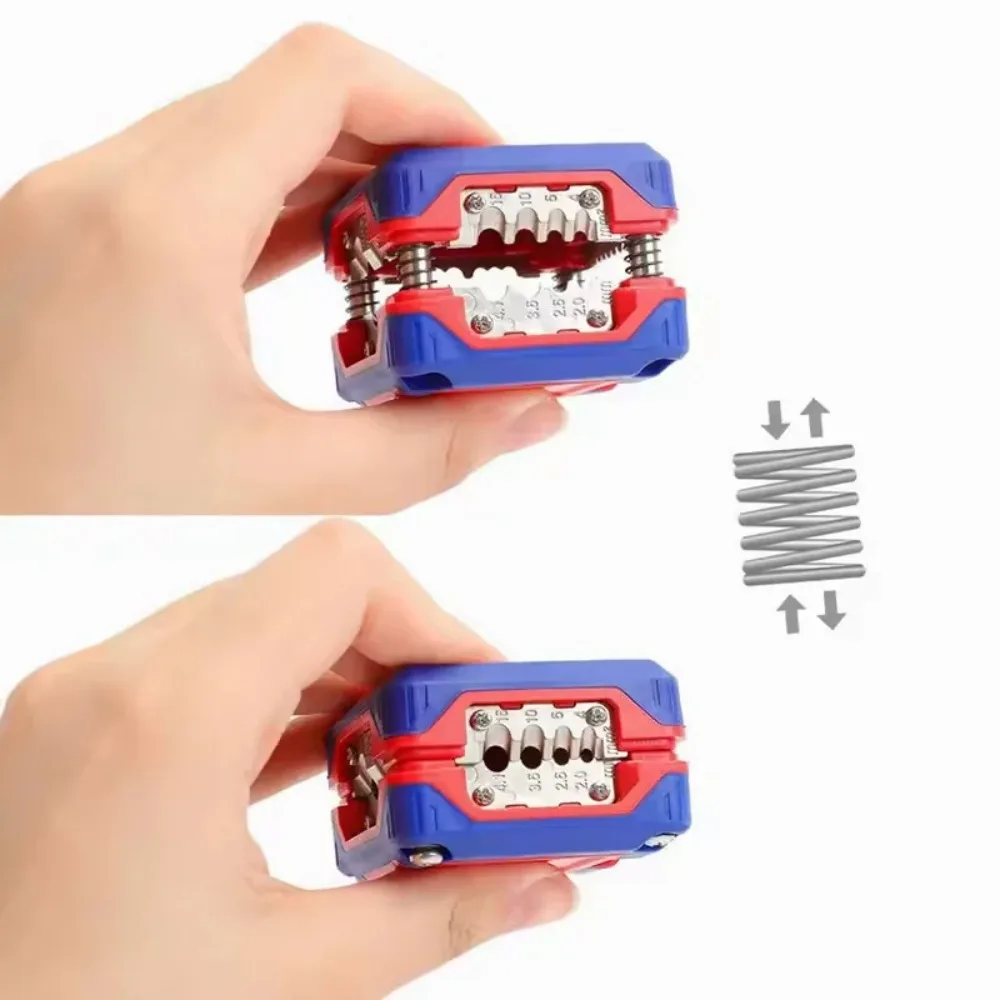 0.2-16mm² Multipurpose Stripper Box, Household Cable Cutter Stripping Tools, DIY Wire Automatic Stripper Wire Stripper
