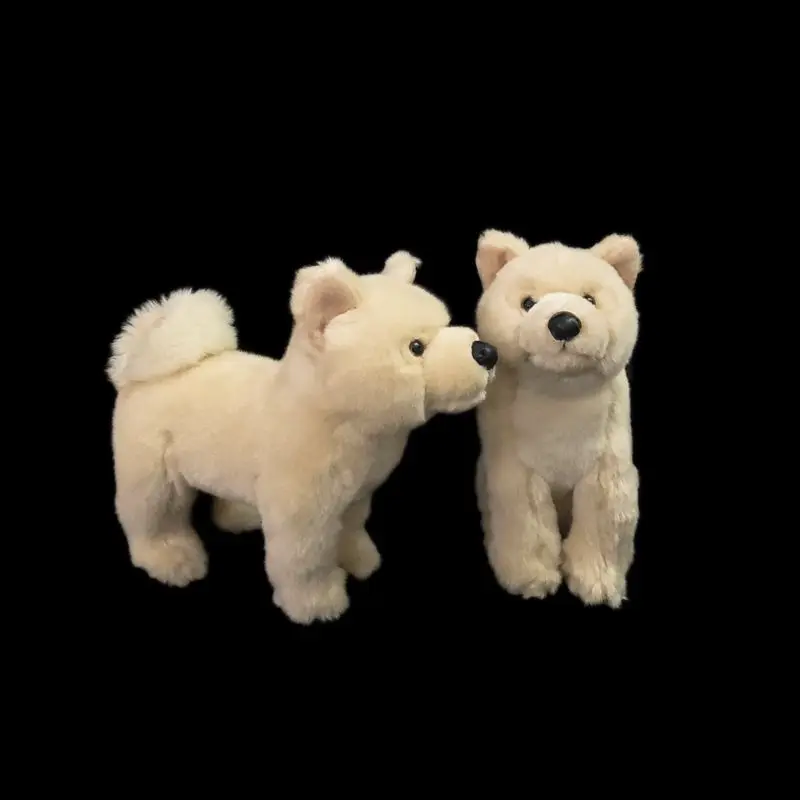 

Simulated Akita Inu Plush Toy Cute Shiba Inu Puppy Dog Doll Hachinohe Doll Lifelike Animals Doll Kawaii Toy Gifts