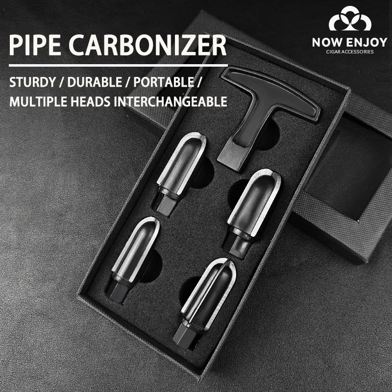 

NOW ENJOY Creative Pipe carbonizer kit 4 sets of pipe carbonizer knives for pipe repair tools Smoking accessories gift for men