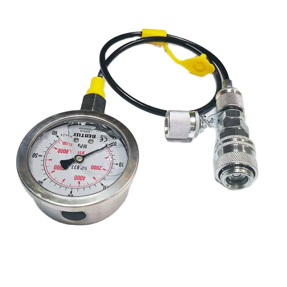 

For CT Quick Connector Male Female Excavator Pressure Gauge Pressure Test Hose Connector Hydraulic Pump Test Connect