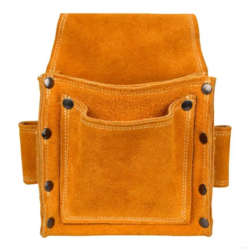 

Electrician Waist Tool Belt Bag Screwdriver Repair Tool Holder Leather Storage Bags W89F