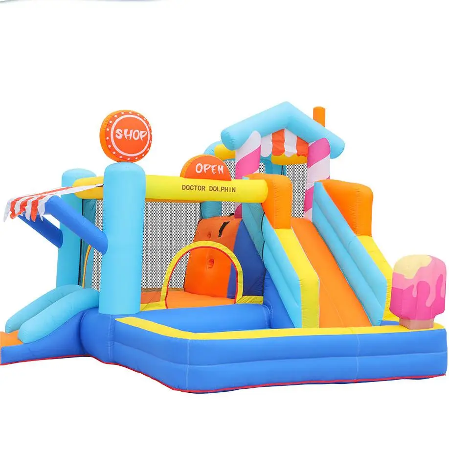 Large Children's Bounce House Inflatable Slide Colorful Inflatable Castle High Quality Outdoor Party Free Shipping