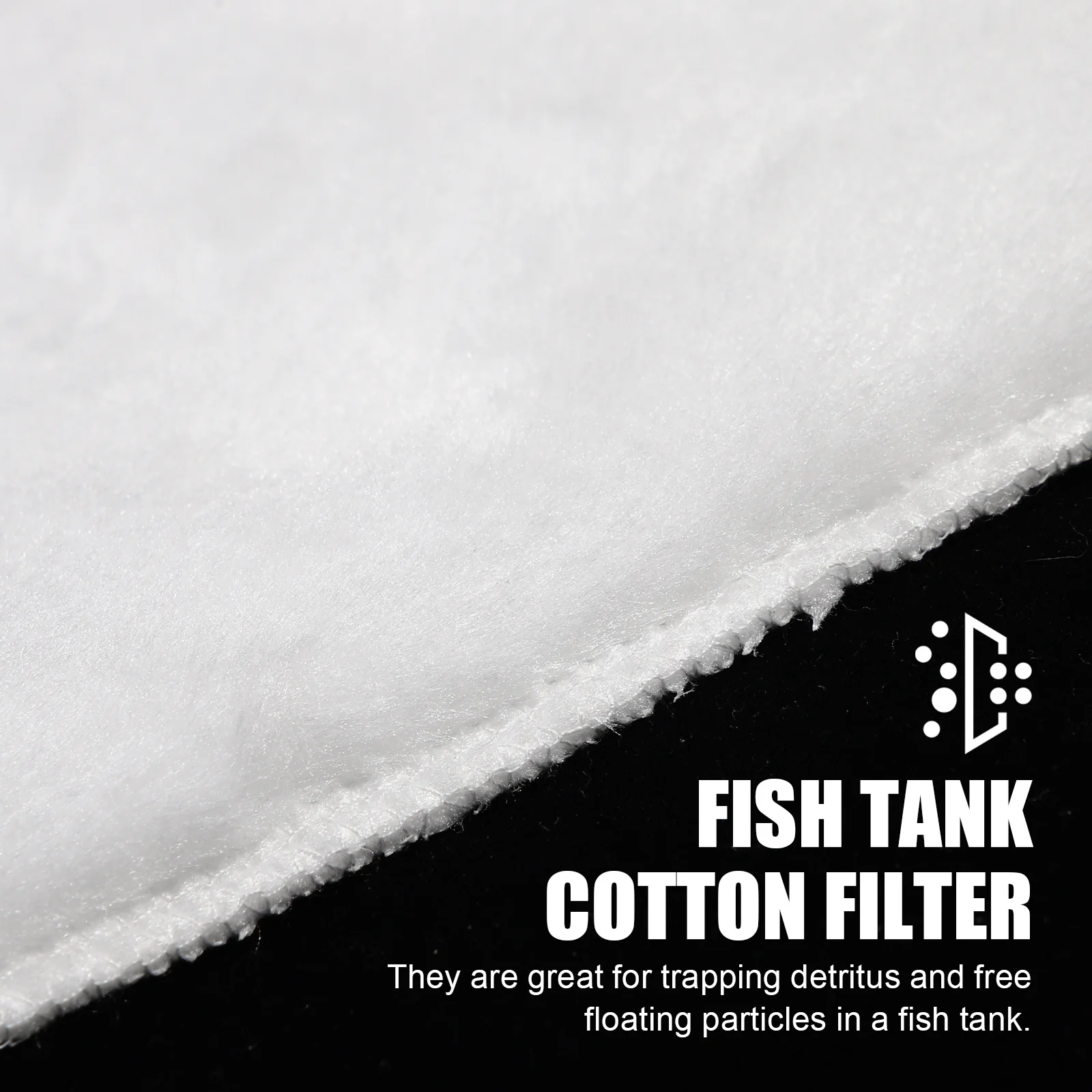

High Density Aquarium Filter Bag Fish Tank Polyester Filtering Media Cushion Easy to Install Ideal Replacement for Marine