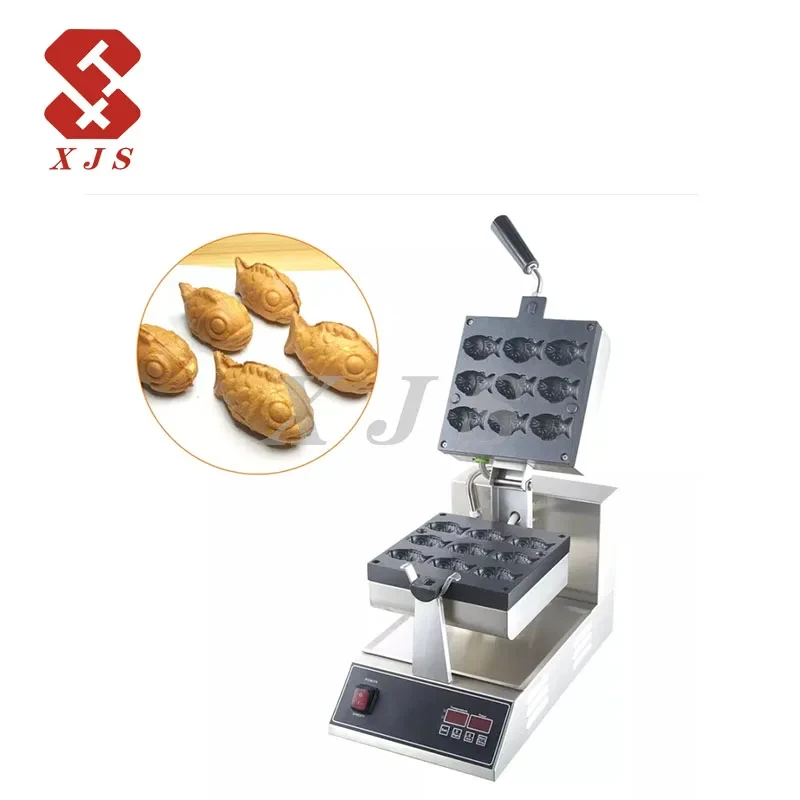 Automatic Korean-Style Custard Making Machine, Delimanjoo Taiyaki Fish-Shaped Cake Maker