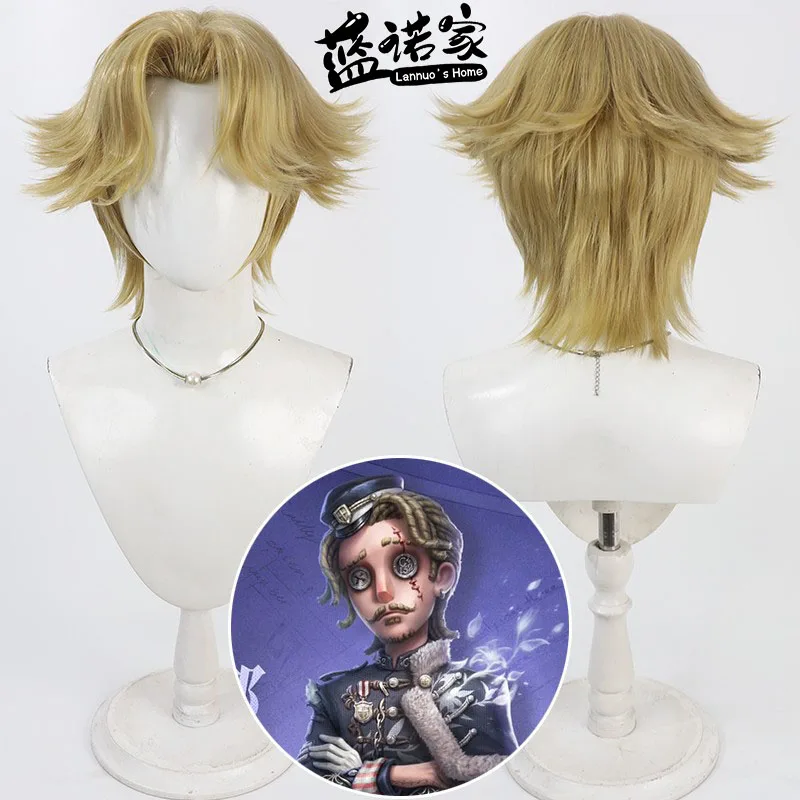 

Identity V Inspector Lestrade Косплей Парик Аниме Игра Ролевая игра Костюм для вечеринки Опора Синтетические волосы Термостойкое волокно