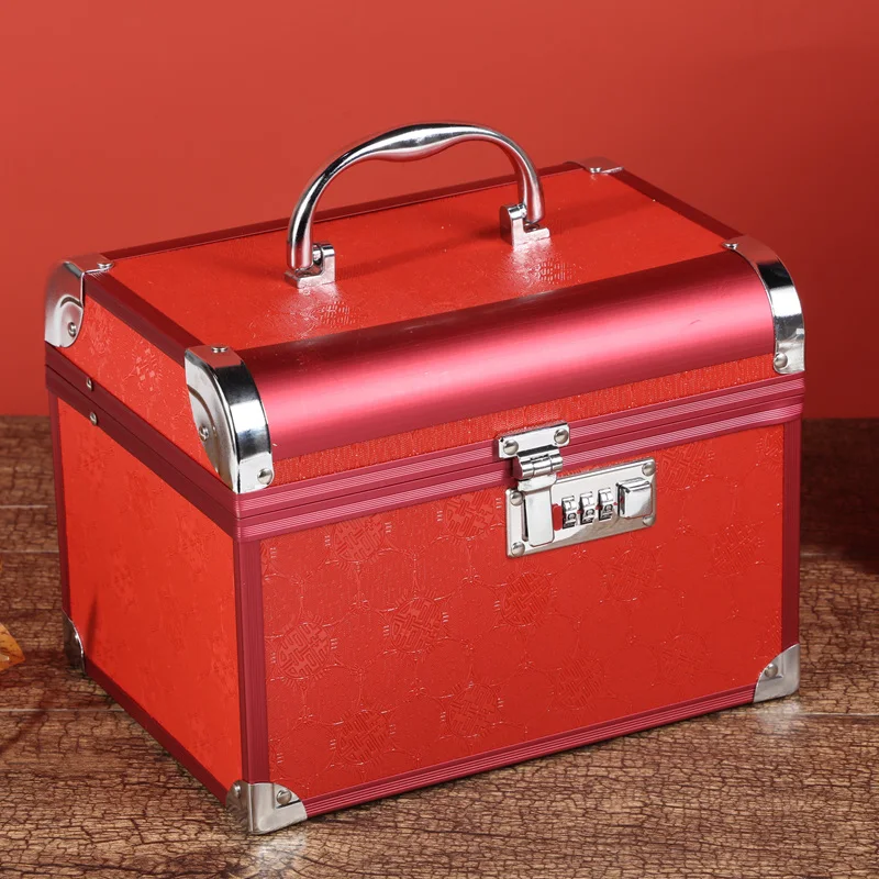 high-end-portable-wedding-gift-jewelry-box-lockable-pu-leather-cosmetic-bag-velvet-pure-color-style-for-youth