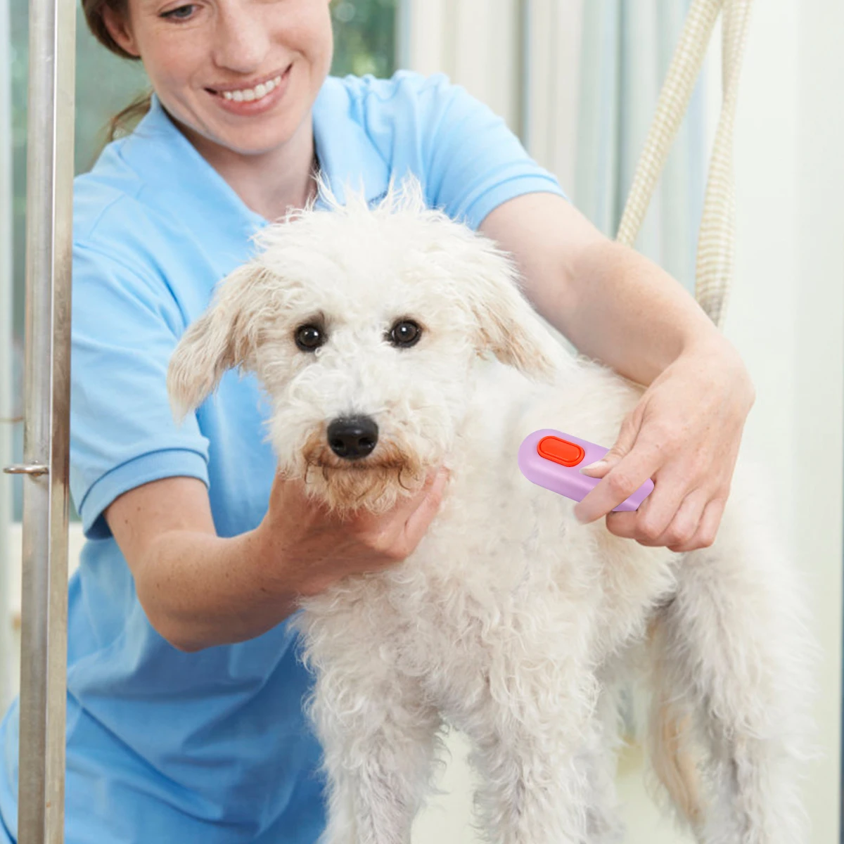 

Automatic Pet Hair Remover Brush Dog Grooming Comb Cat Comb Slicker Brush Shedding Control Anti Static Easy Clean Pet Care Tool