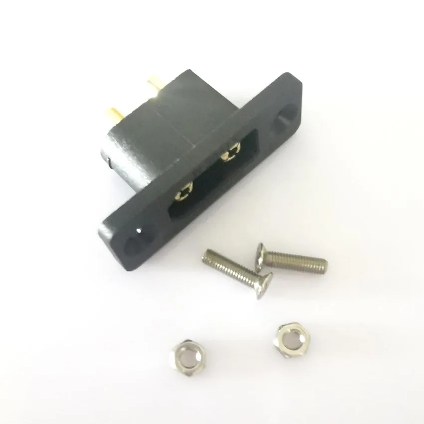 XT90E-M+XT90H-F Battery Connector Set XT90E Male Plug Gold-Plated Connector DIY Connecting Part for RC Aircraft Drone Accessory