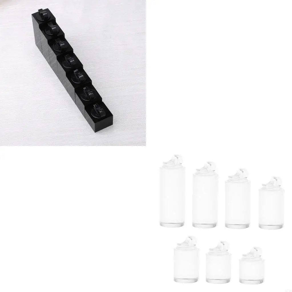 

7Pcs Acrylic Rings Display Stand Set for Jewelry Photography and Showcase