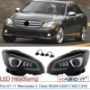 MAGICKIT 2007 2011 메르세데스 C 클래스 W204 S204 C300 C350 용 프로젝터 헤드라이트, LED 헤드램프, 자동차 액세서리 1
