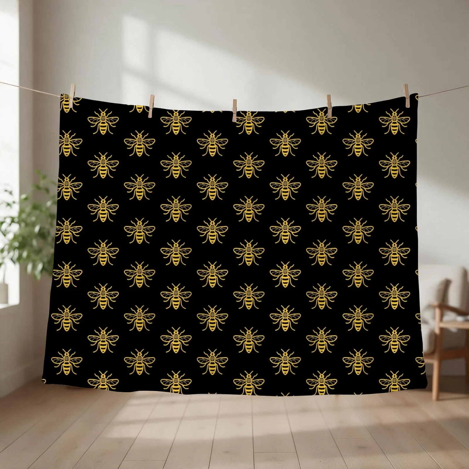 Manchester worker bee the symbol of Manchester Throw Blanket Luxury Throw Summer Beddings Decorative Beds blankets ands Blankets