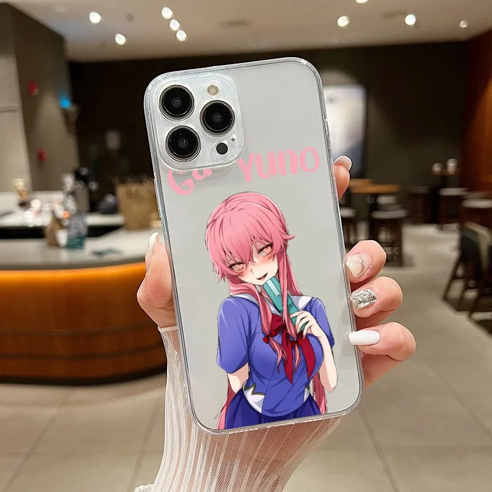 BIlibili Gasai Yuno Phone Case For iPhone 15 14 13 11 12 Pro Max XS XR Shell