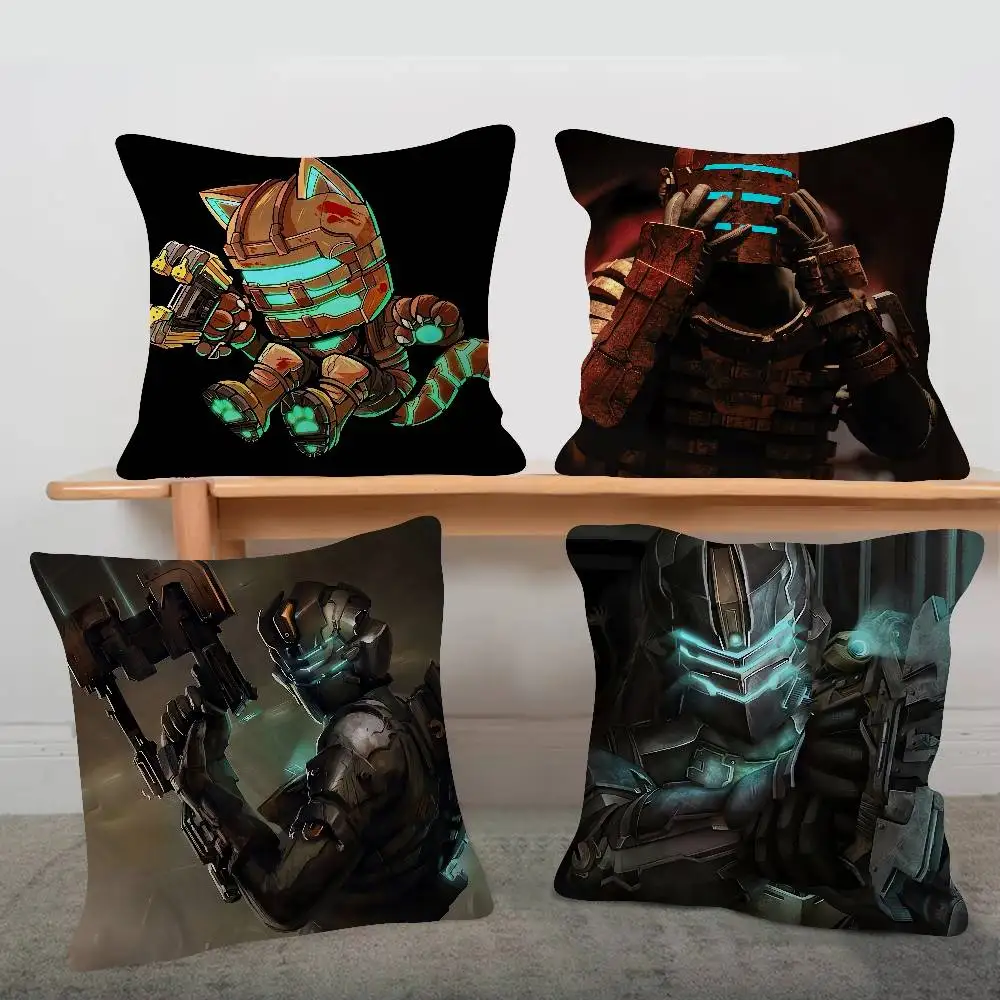 Game Dead Space Cute Cartoon L Game Cushion Cover Pillowcase Upholstery Sofa Throw Pillow Home Decor Pillowcas
