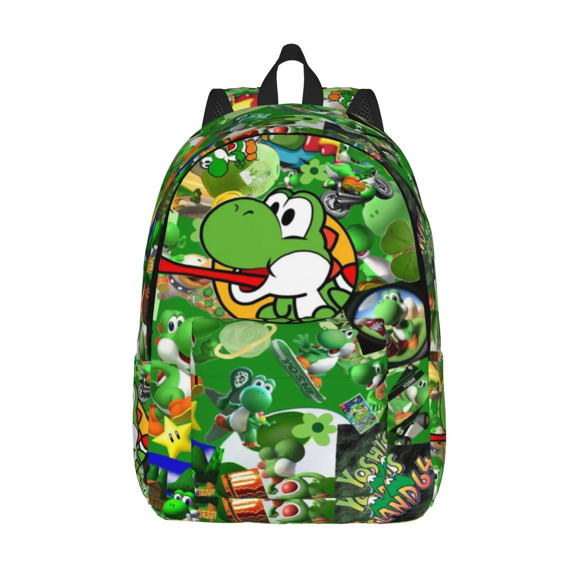 

marioes Luigis Casual Backpack Outdoor Student Hiking Travel Daypack for Men Women Laptop Canvas Bags