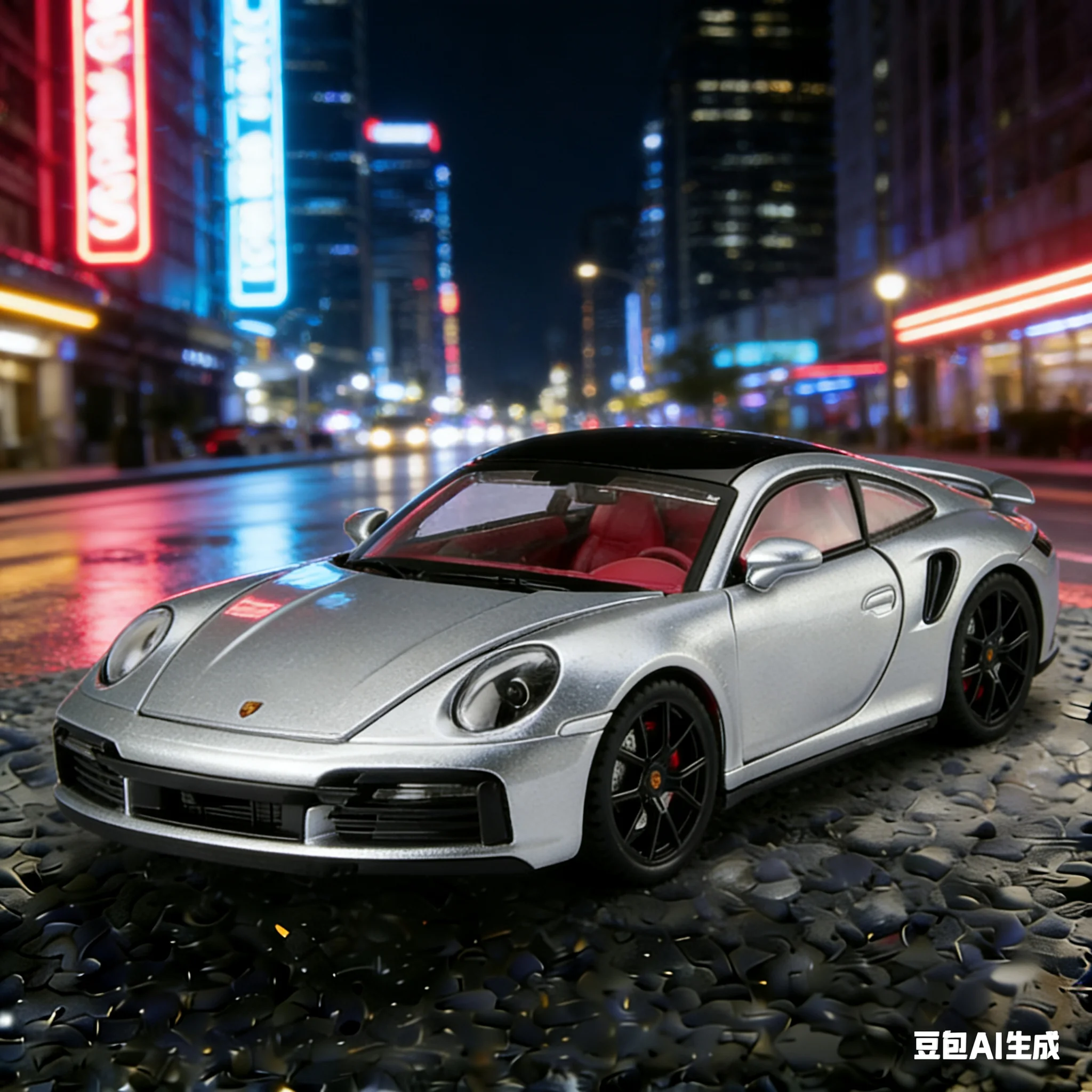 

Модель спортивного автомобиля Porsche 911 992 Turbo S Coupe из сплава, масштаб 1:24, литая металлическая гоночная машинка со звуком и светом, игрушка для детей, подарок на день рождения