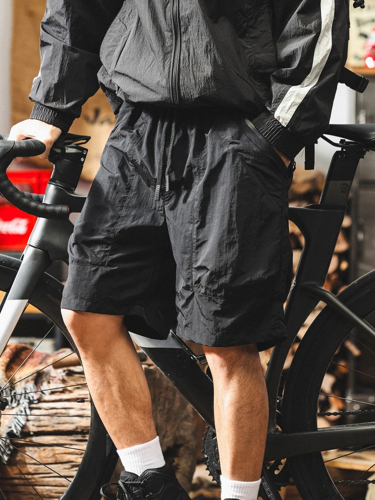 

Outdoor Workwear ort Pants Men's Summer New Loose Thin Ice Silk Five-Quarter Qui Dry Breathable Comfortable Nylon Casual ...