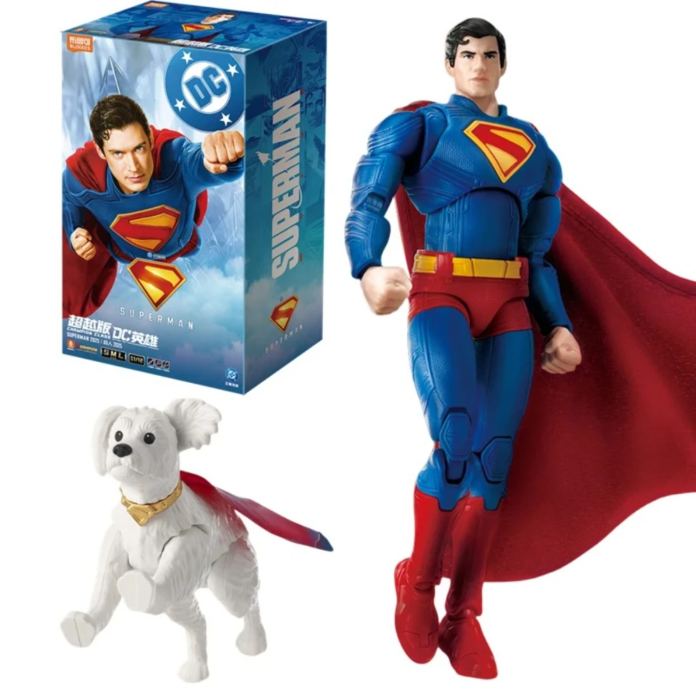 

Классические классные строительные блоки Blokees Superman 2025, сборка игрушек, модель, детская коллекция, подарок