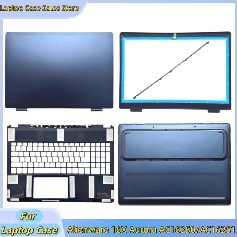 

New For Dell Alienware 16X Aurora AC16250/AC16251 Lcd Back Cover Top Case/Front Bezel/Upper Palmrest Cover/Lower Case Bottom