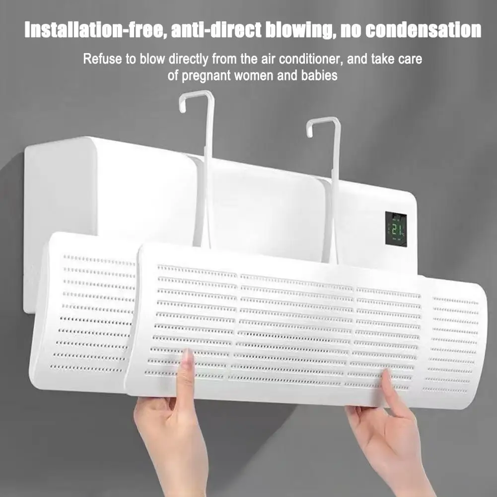 Air Conditioning Baffle Hanging-type Air Wind Deflector Adjustable Anti-Direct Blowing Equipment For Household Accessories ﻿