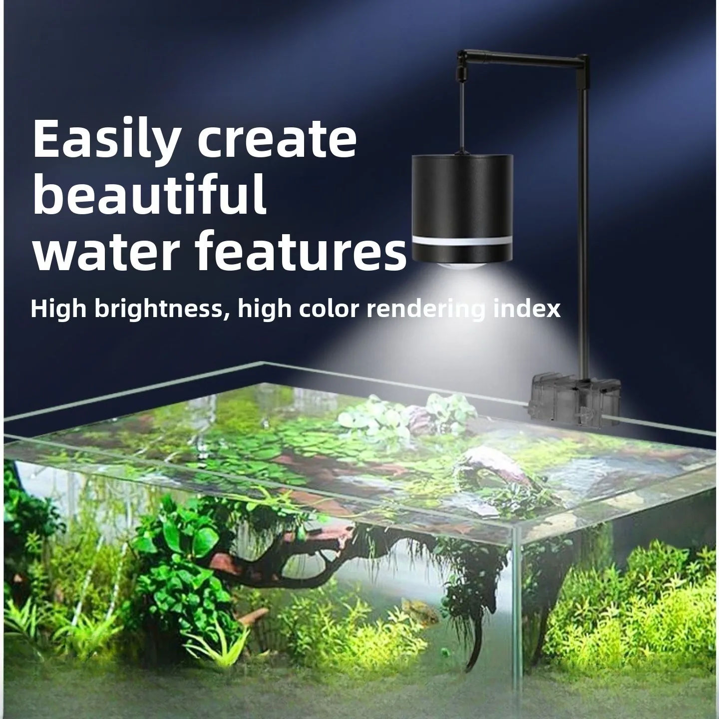 COB Full Spectrum Mini Downlight Special for Planted Tank Hanging Aquarium Lamp for Aquatic Plants Aquascape
