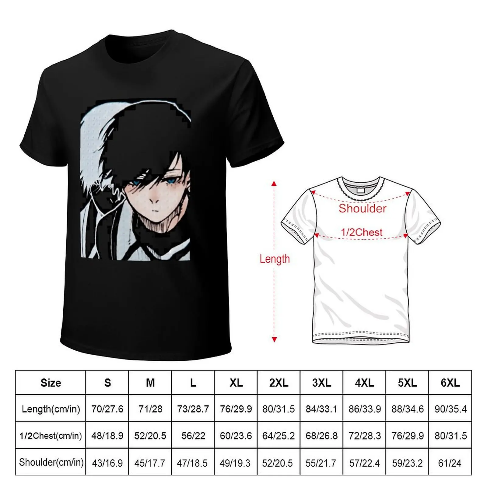 blue lock anime 2\t T-shirt kawaii clothes oversized mens white t shirts