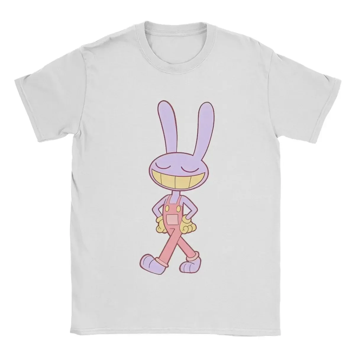 Jax The Amazing Digital Circus T Shirt for Men Cotton Funny T-Shirt O Neck Bunny Rabbit Tees Short Sleeve Clothing Graphic