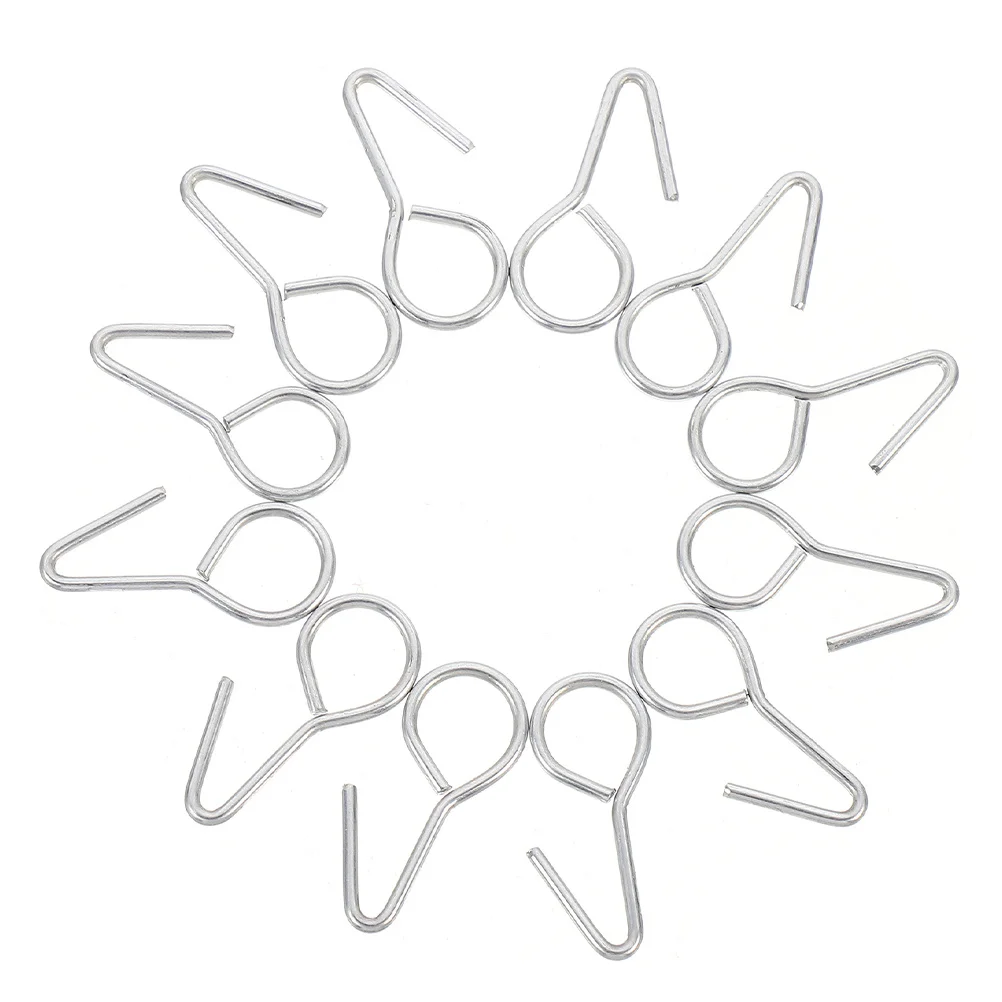 

200Pcs Car Seat Cover Hooks 28mm Metal S Hooks Heavy Duty Universal Fit for Vehicle Seat Cushion Fixing Rv Trailer Accessories