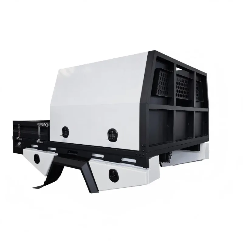 Double-cab pickup truck modified bed, detachable pallet and canopy side-opening toolbox OEM