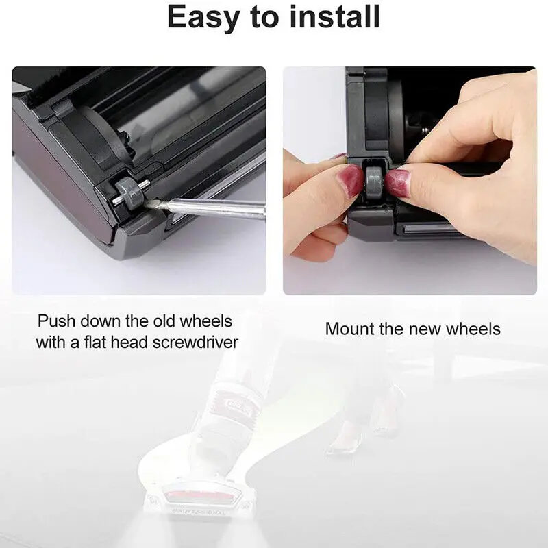 4 шт. передние роликовые колеса пылесоса для Shark Navigator Rotator NV350 NV400 серии аксессуары для пылесоса запасные части