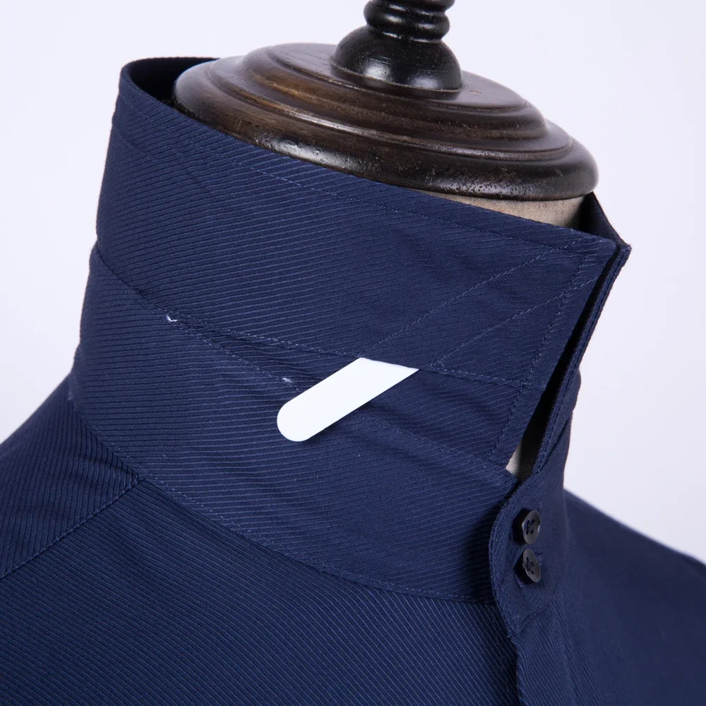 

Men's Business Office Formal Twill Dress Shirts Long Sleeve Concealed Button Placket Wrinkle Free Breathable Easy Care Shirt