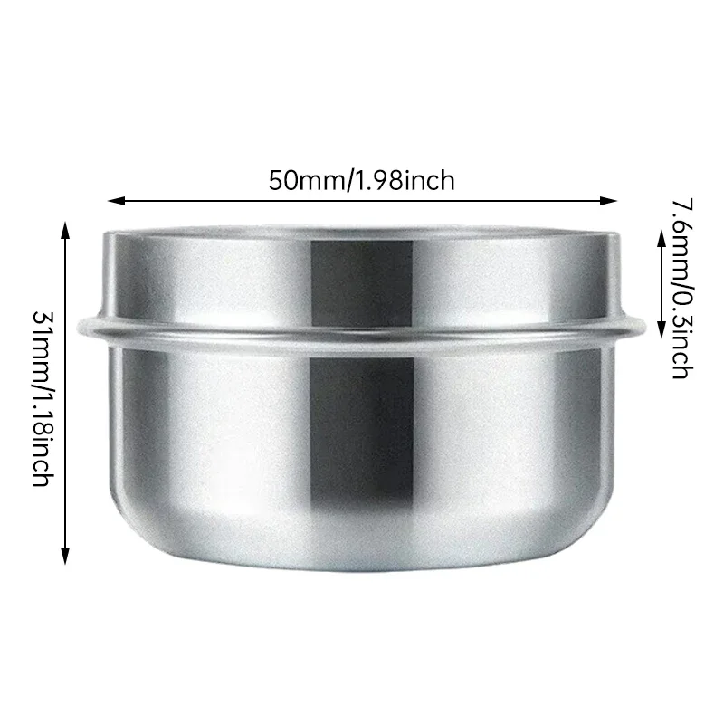 50mm Trailer Bearing Cap Metal Wheel Hub Dust Cap 2pcs Replacement Tow Hitch Protector Cover for RV Caravan
