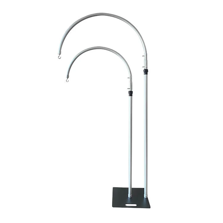 FSDKX High Quality Adjustable Chandelier Aluminum Metal Pipe and Drape Backdrop Frame Stand Wedding Pipe