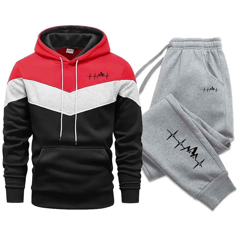 Autumn Winter Men Tracksuit Sports Jogging Sweatshirt Men\'s Set Casual Comfortable Fashion Hoodie High Quality Daily Sweat Pants