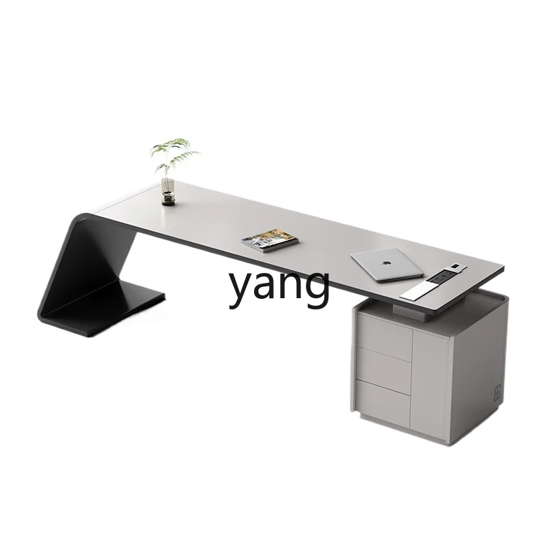 

CX light luxury modern boss desk study L-shaped computer desk