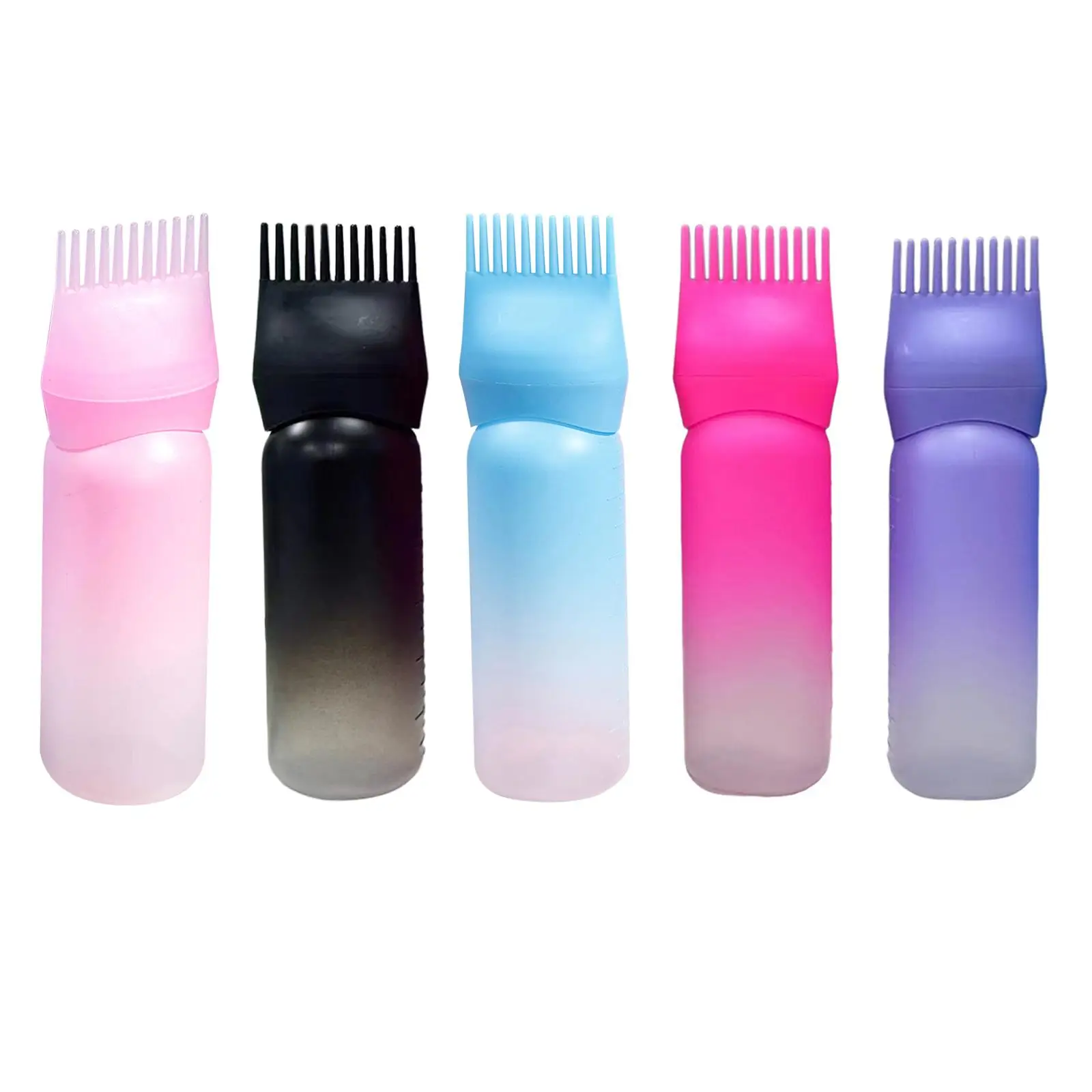 Squeeze Bottle Hair Coloring Dyeing Dispensing Bottle for Beauty School Home