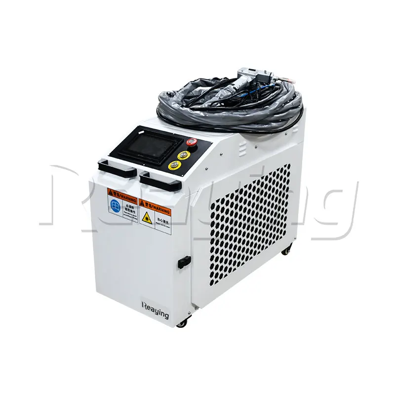 เครื่องเลเซอร์กำจัดสนิมแบบพกพาเครื่องทำความสะอาดสีเลเซอร์1000W-3000W สำหรับลอกโลหะขจัดตะกรัน
