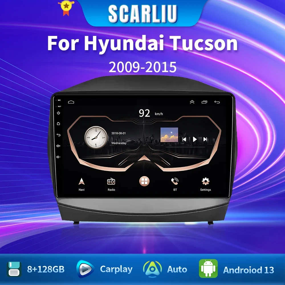 

for Hyundai Tucson 2 LM IX35 2009-2015 Multimedia Video Player GPS Navigaion RDS Stereo Screen 2Din Android Car Radio