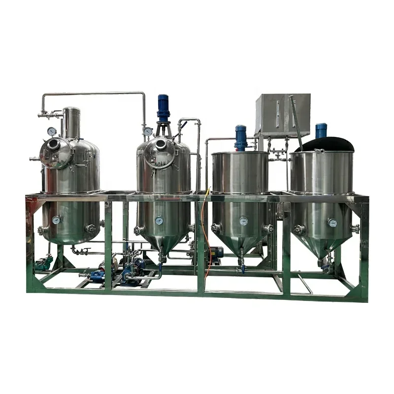 Factory crude palm oil refinery machine cooking palm kernel oil refinery plant