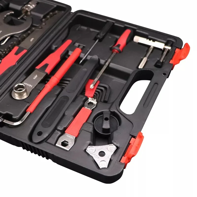 Mountain Bike Tool Box Bicycle 18 In 1 Kit Repair Spoke Wrench Tool Kit Road Bicycle Multi-Function Repair Kit Bike Repair Tool