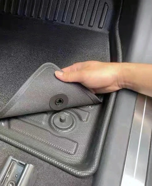 سجادة ثلاثية الأبعاد بطبقة مزدوجة لأرضية السيارة 2024-2025 حصيرة تغطية الأرضية BYD #5